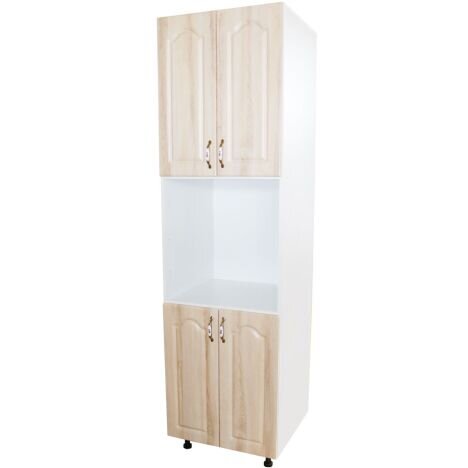 Soldat 60 cu 4 usi cu spatiu cuptor Zebra MDF sonoma mustata